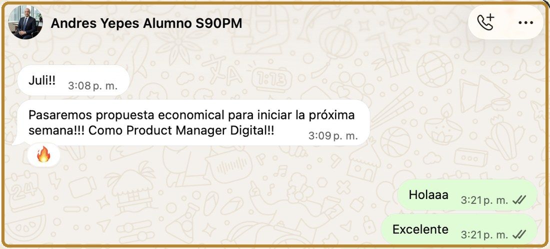 Respuesta del infoproductor