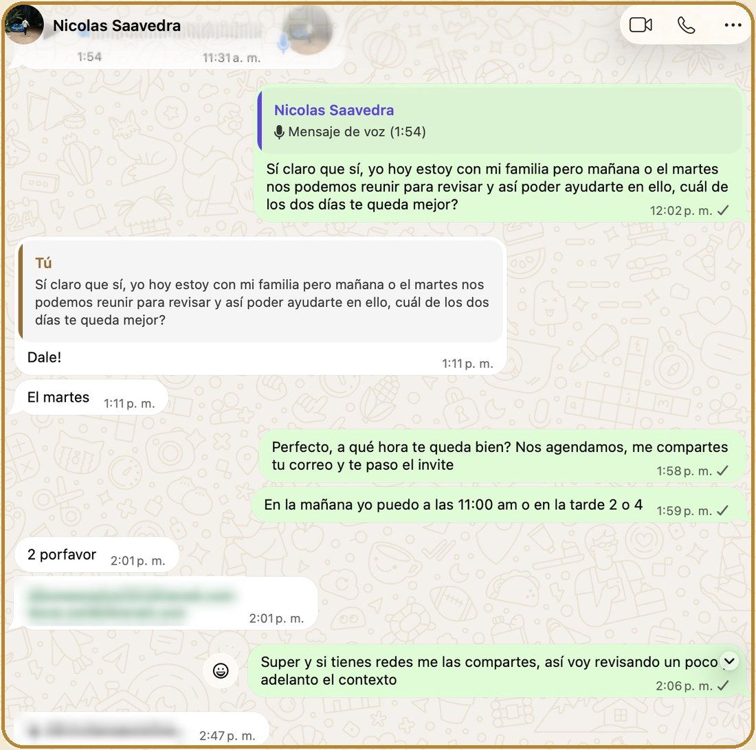 Agendan la reunión
